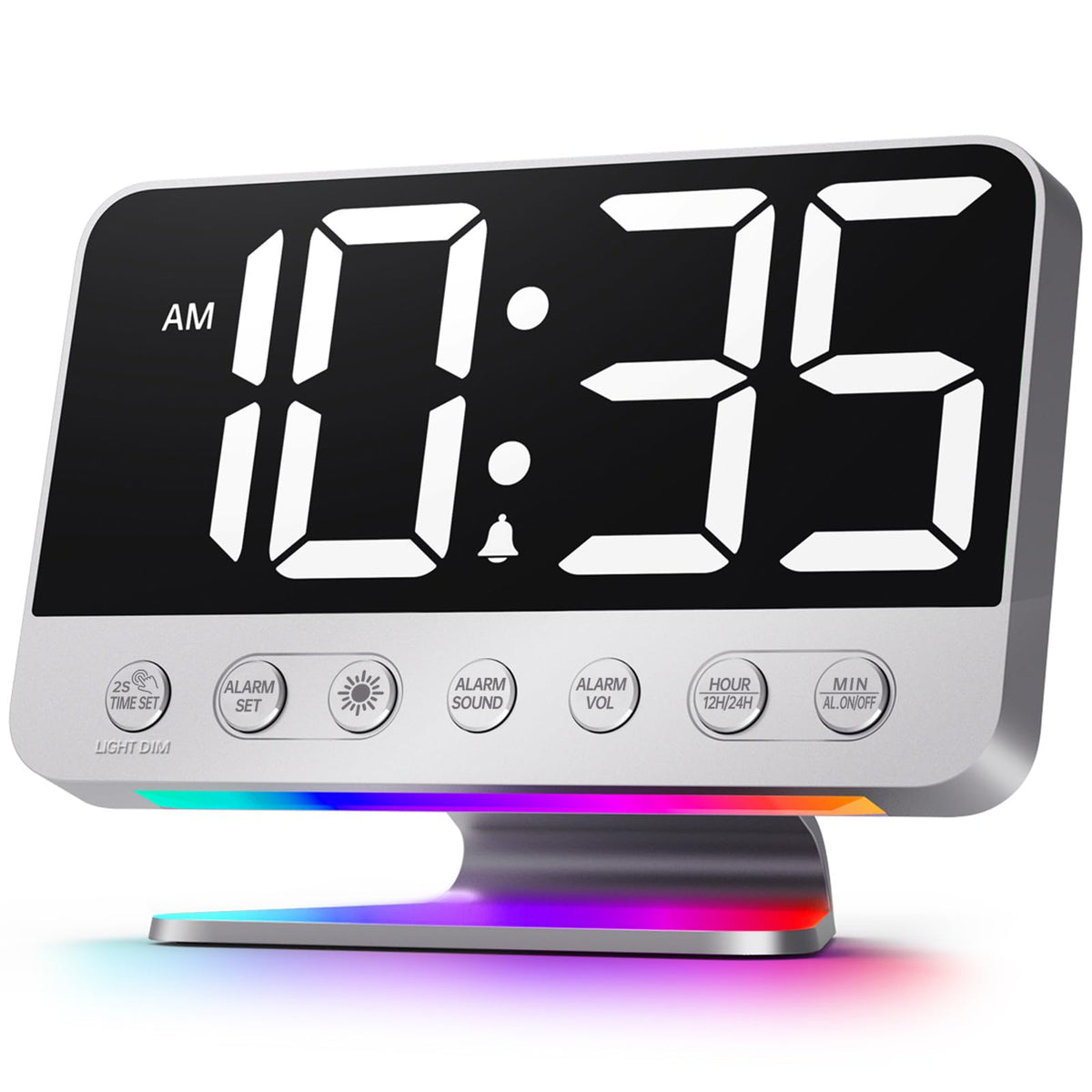 Odokee Digital Alarm Clocks for Bedrooms with Large Bold Number