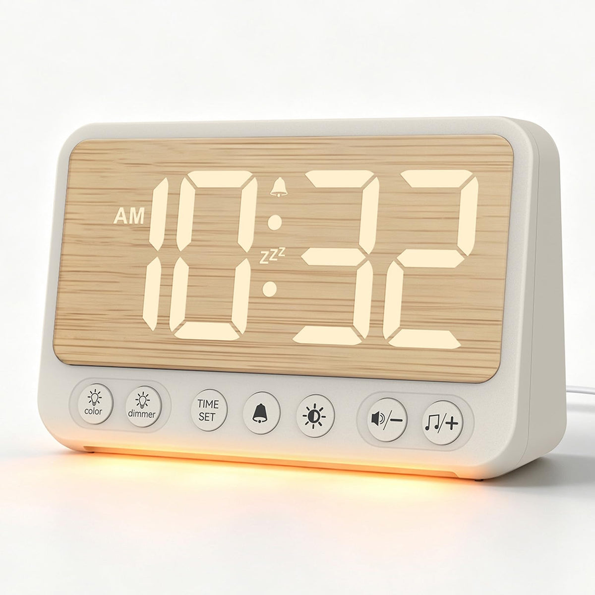 Topski Alarm Clocks for Bedroom, Digital Bedside Clock with Night Light