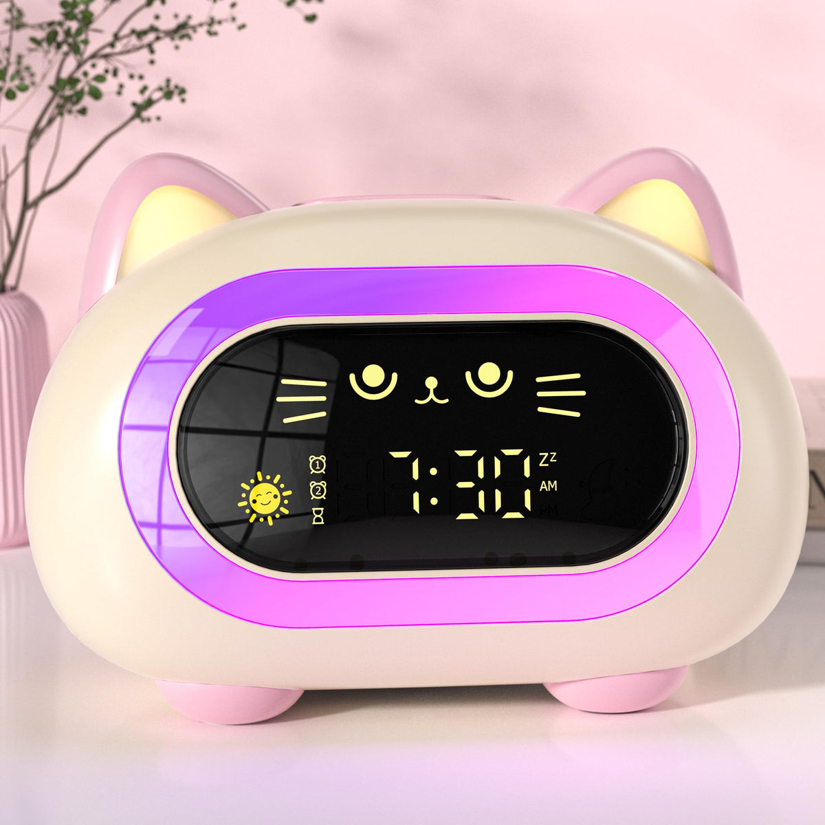 ANALOI Alarm Clock for Kids, Ok to Wake Clock for Kids Girls