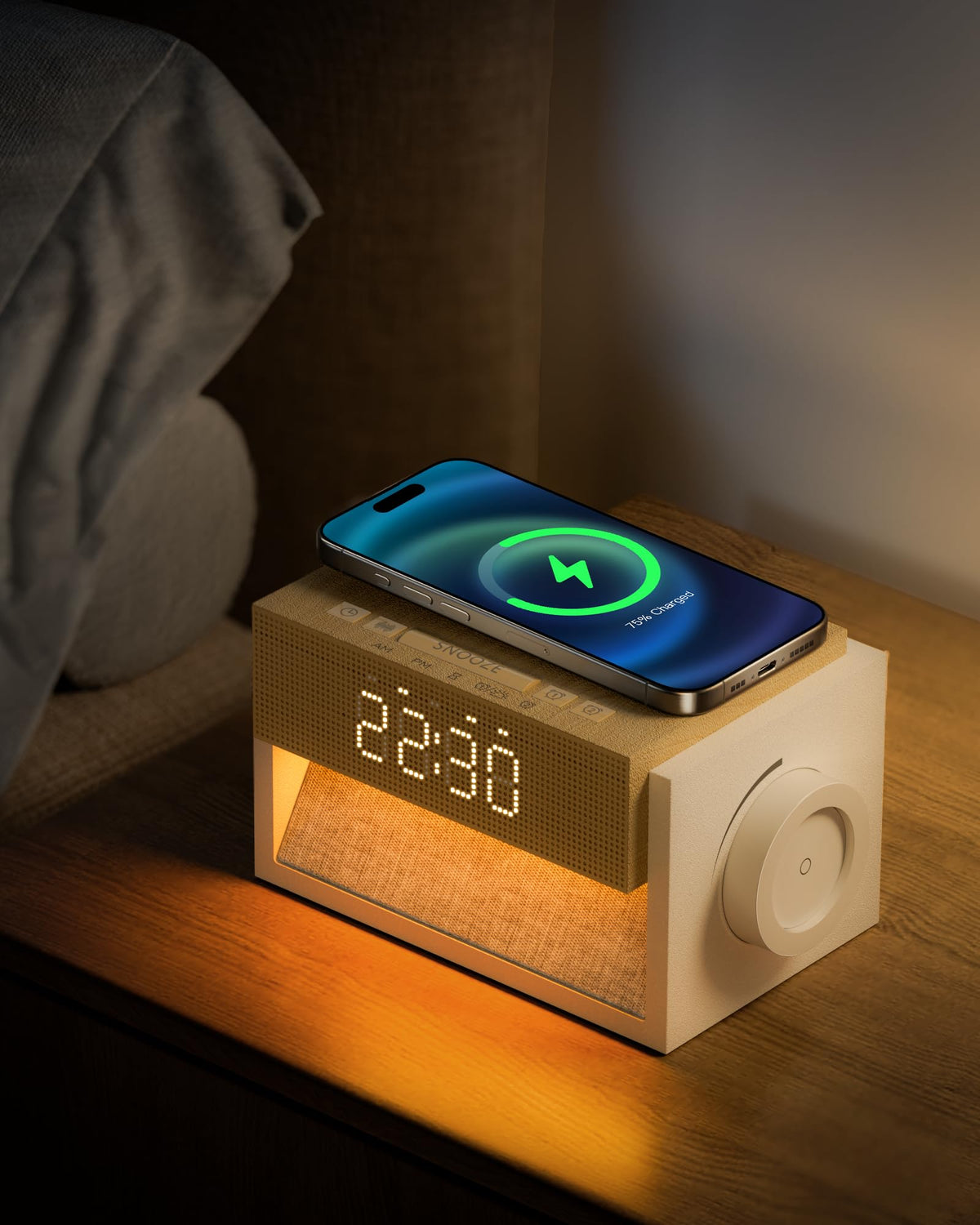 Sunrise Alarm Clock with Sound Machine, Wireless Phone Charger