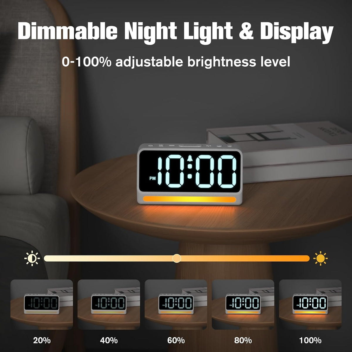 REACHER Extra Loud Alarm Clock for Heavy Sleepers Adults, Kids and Teens