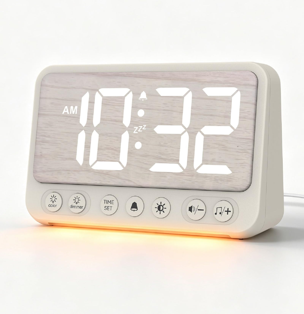 Topski Alarm Clocks for Bedroom, Digital Bedside Clock with Night Light