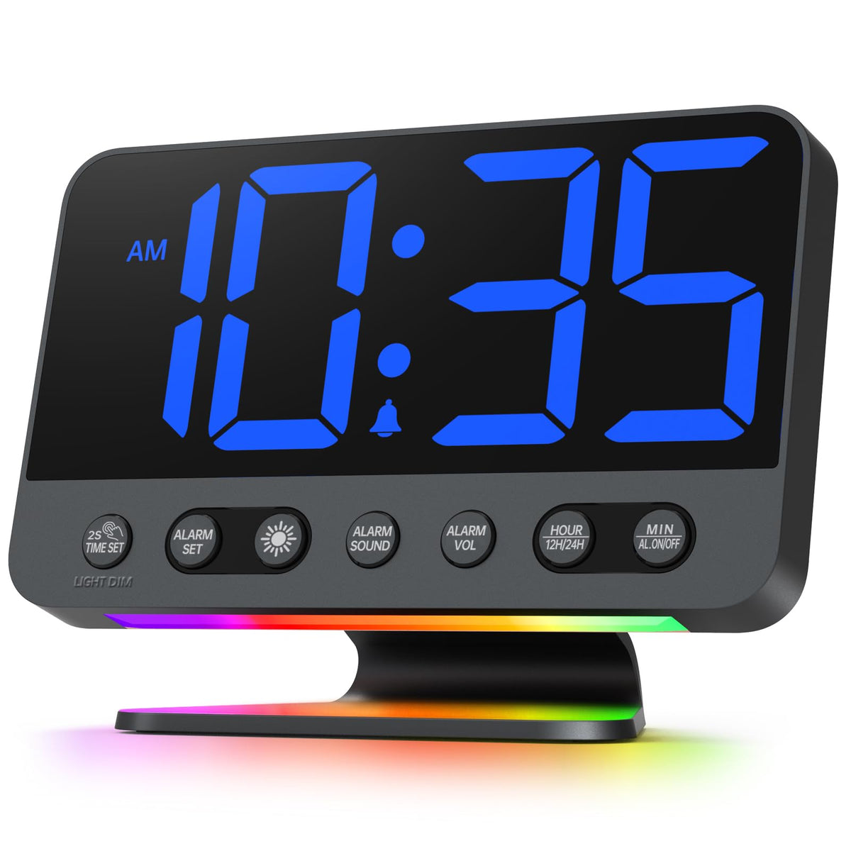 Odokee Digital Alarm Clocks for Bedrooms with Large Bold Number