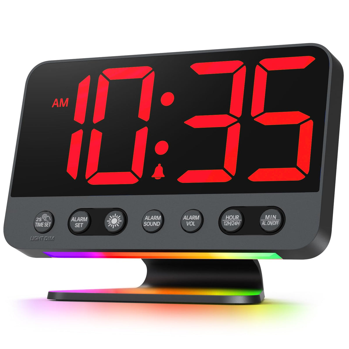 Odokee Digital Alarm Clocks for Bedrooms with Large Bold Number