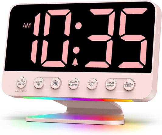 Odokee Digital Alarm Clocks for Bedrooms with Large Bold Number