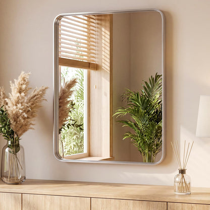 Sweetcrispy Bathroom Mirror 36x24 Inch, Vanity Mirror for Wall