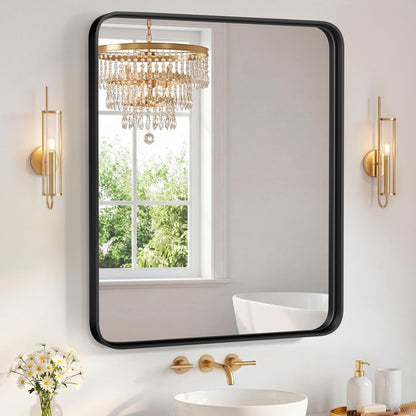 Sweetcrispy Bathroom Mirror 36x24 Inch, Vanity Mirror for Wall