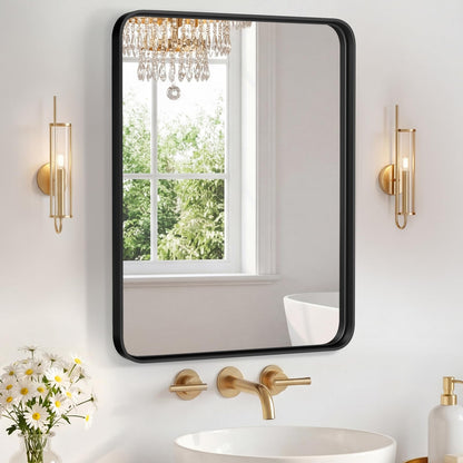 Sweetcrispy Bathroom Mirror 36x24 Inch, Vanity Mirror for Wall