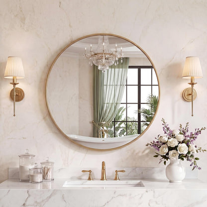Sweetcrispy Bathroom Mirror 36x24 Inch, Vanity Mirror for Wall