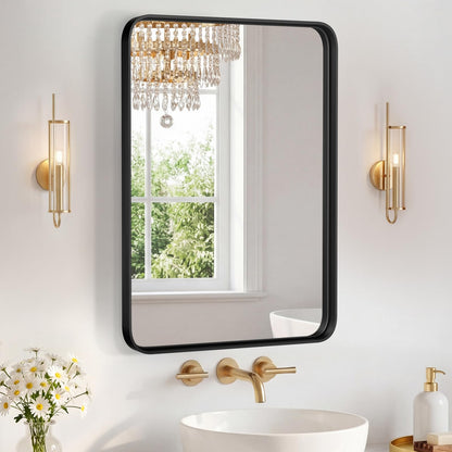 Sweetcrispy Bathroom Mirror 36x24 Inch, Vanity Mirror for Wall