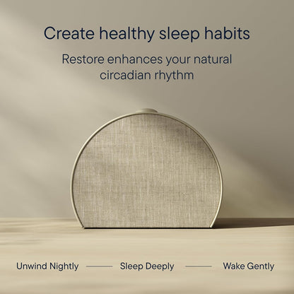 Hatch Restore 3 | Science-Backed Sleep Audio, Circadian Lighting (Putty)